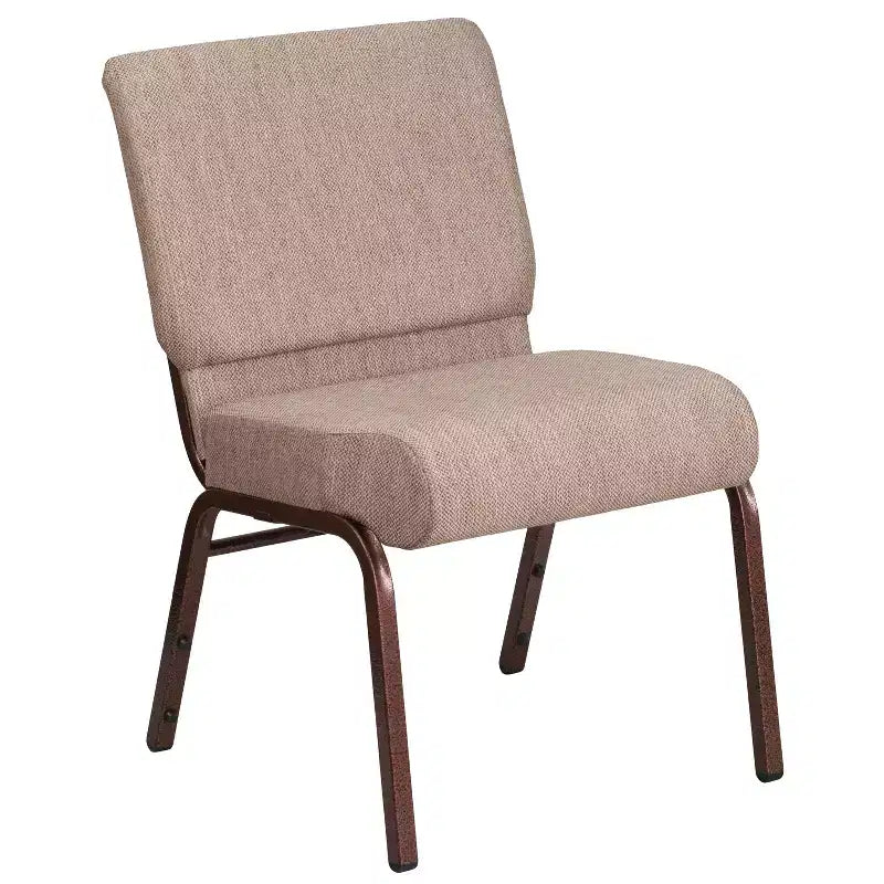 Chaise d'église empilable 21"L, lot de 4