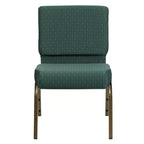 Chaise d'église empilable 21"L, lot de 4