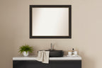 Miroir mural de salle de bain sans biseau 25,5 x 31,5 po