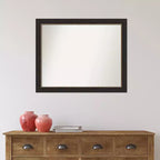 Miroir mural de salle de bain sans biseau 25,5 x 31,5 po