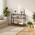 Console de table en verre trempé à 3 niveaux